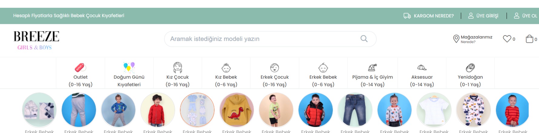 Bebek Kıyafetleri İçin Özel Modeller