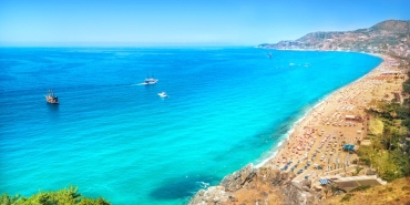 Mediterranean Sea from the height