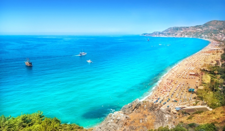 Mediterranean Sea from the height