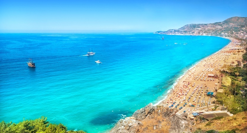 Mediterranean Sea from the height