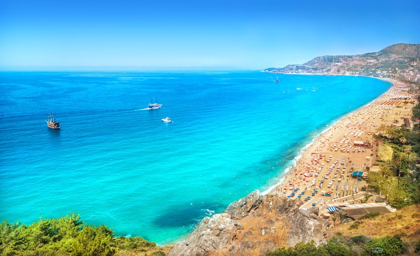 Mediterranean Sea from the height